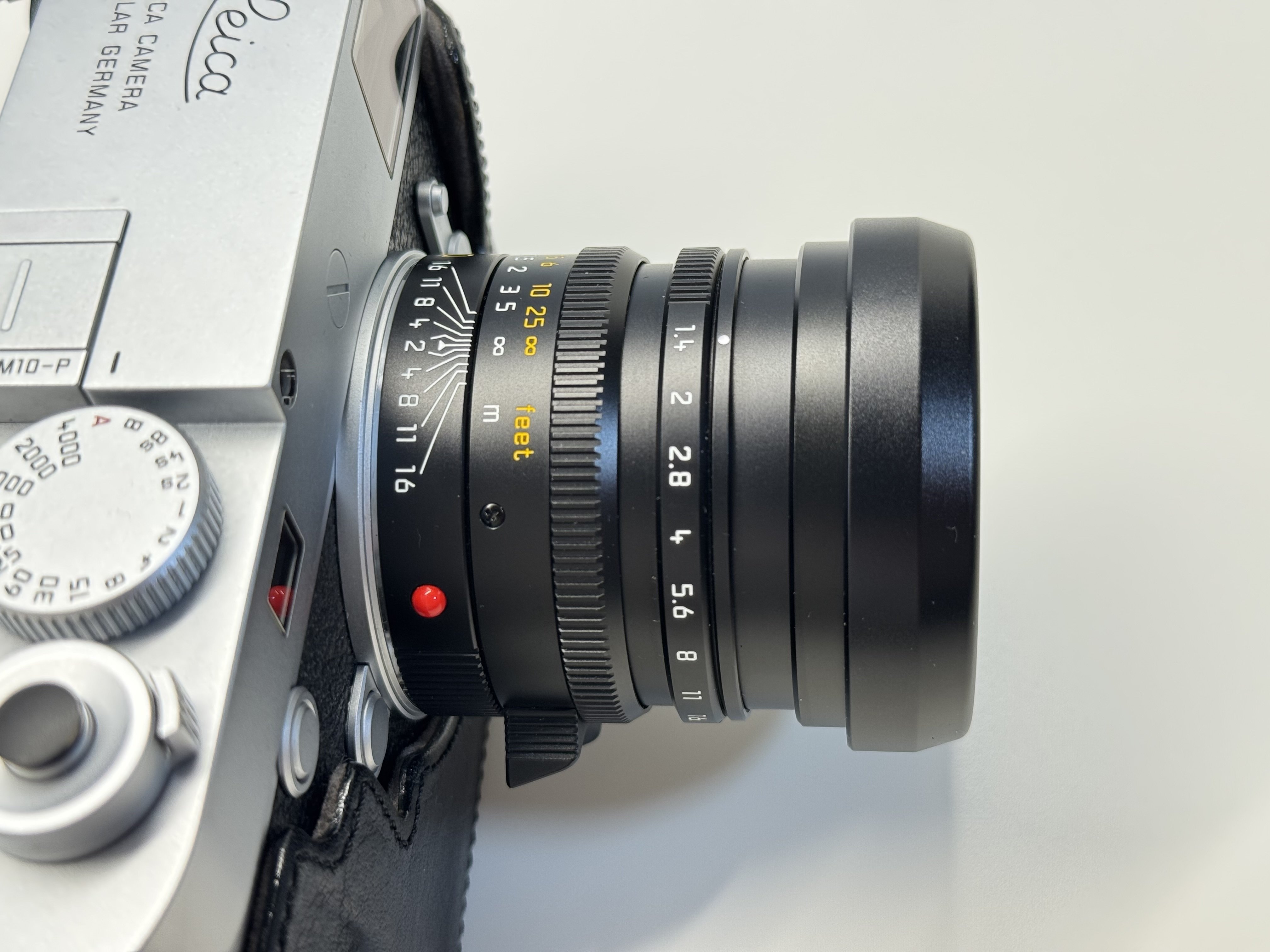 Leica M型レンズポーチ&かぶせ式メタルキャップ Leica M型レンズポーチ&