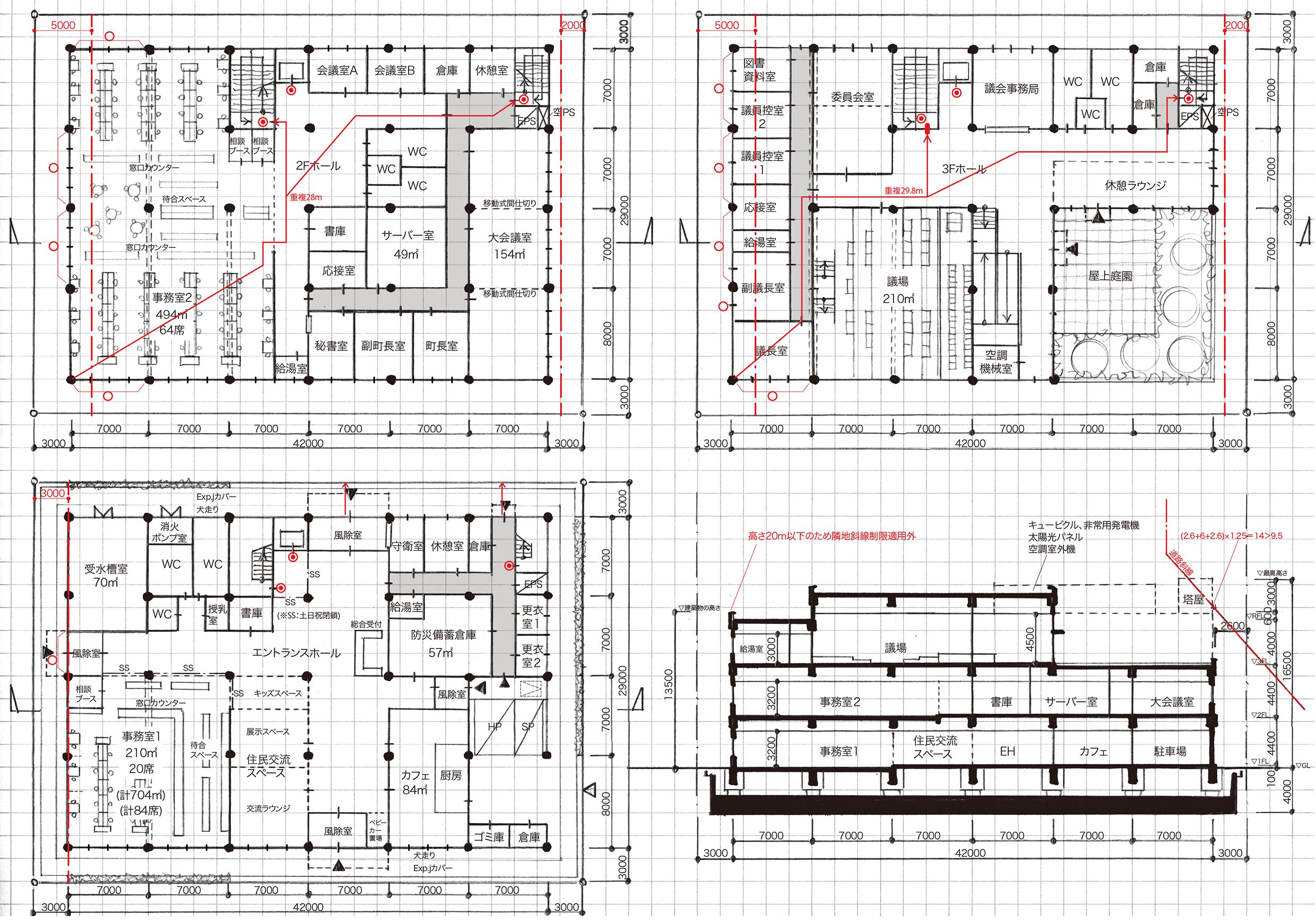 2025年一級建築士製図試験 本試験課題エスキスと感想｜kenchikutantei