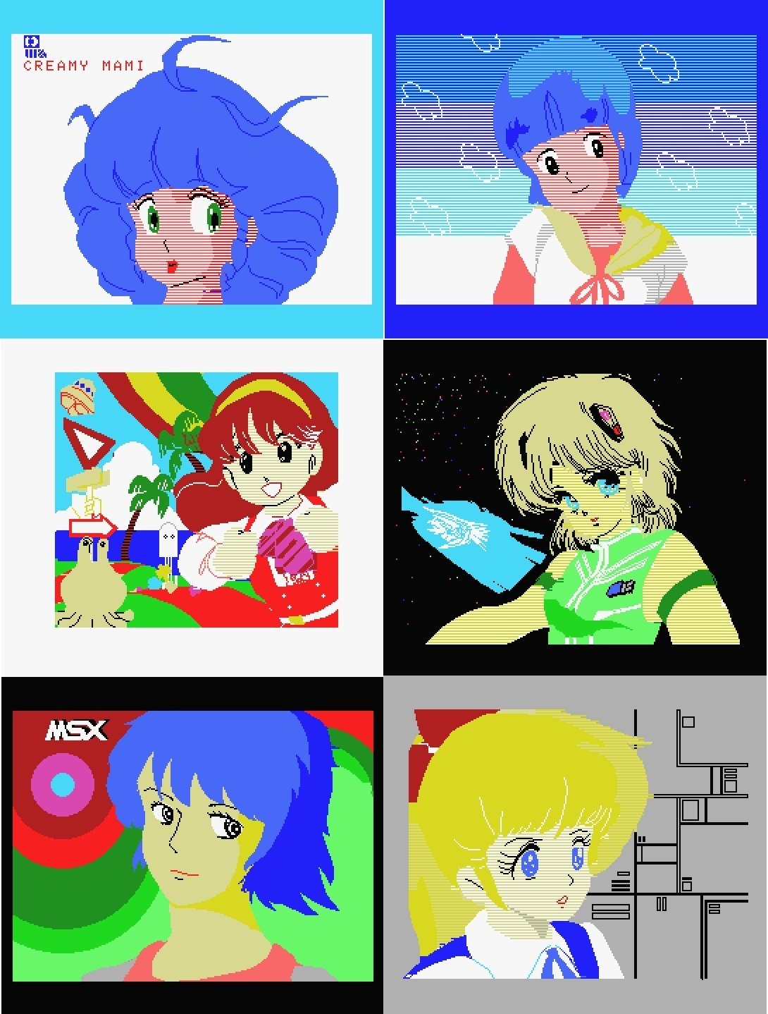 85年MSX1でもアニメCGを！世界でMSXは高級機？｜サイボーグMSX