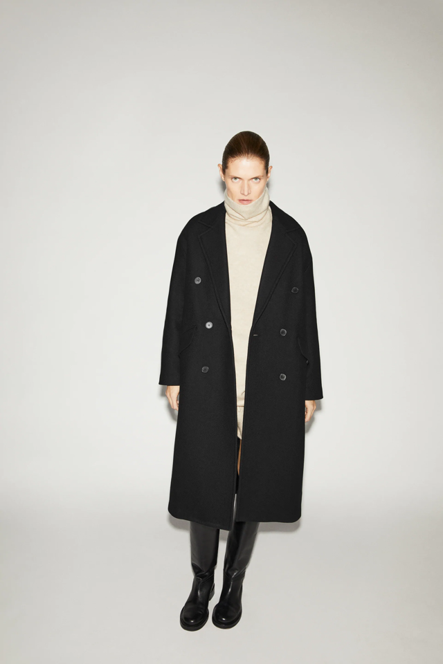 ZARA(ザラ)の「オーバーサイズ ウールブレンド コート」 - PARTE