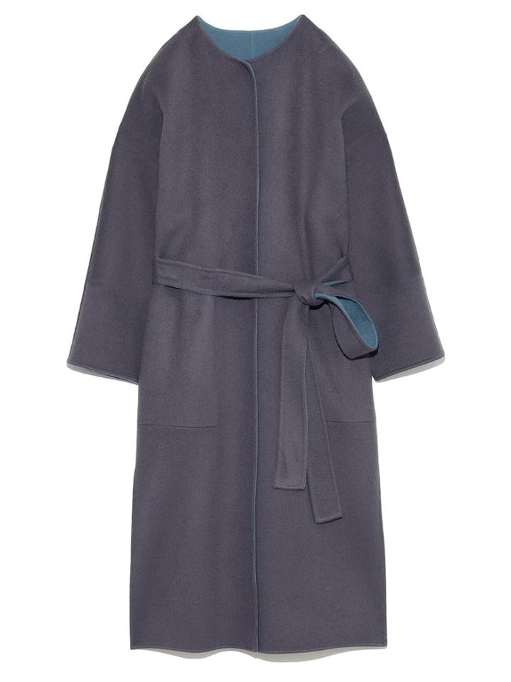 FRAY I.D(フレイ アイディー)の「ウールカシミヤバイカラーリバー