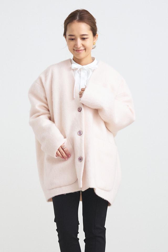 yori(ヨリ)の「ウールモヘアシャギージャケット【2021AW】9月中旬発売