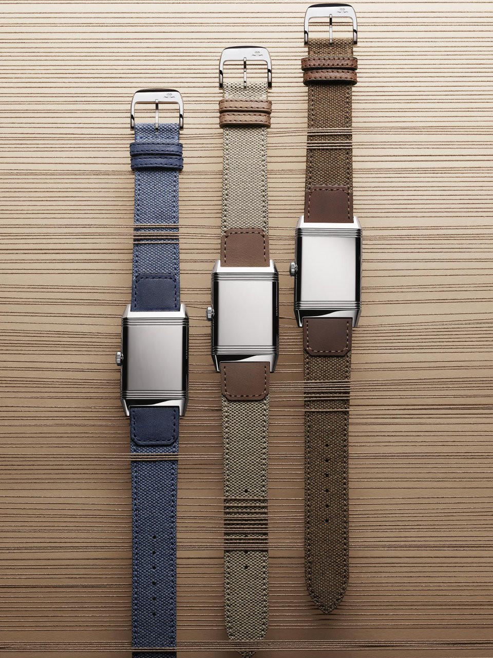 ジャガー・ルクルトが「レベルソ」に新しいサマーストラップ 4色を導入