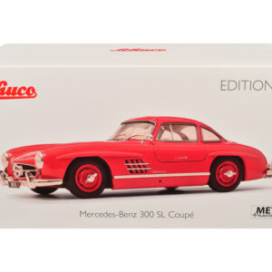 Mercedes-Benz 300 SL Gullwing Coupe Red 1/18 Diecast Model Car by