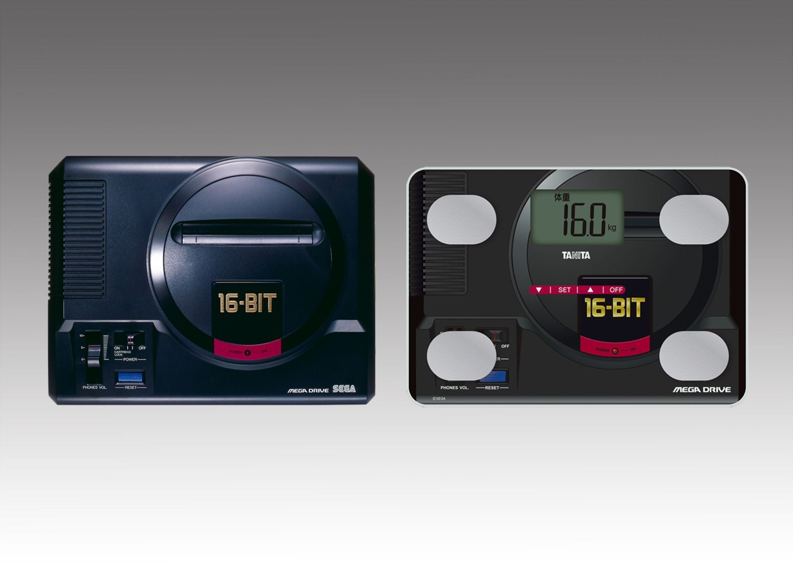 メガドライブ体組成計」「ドリームキャスト体組成計」を発売｜プレス