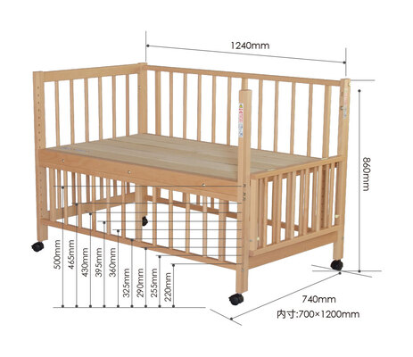サワベビー | 添い寝ベッド S型スクレ［ベビーベッドレンタル］ AQレント