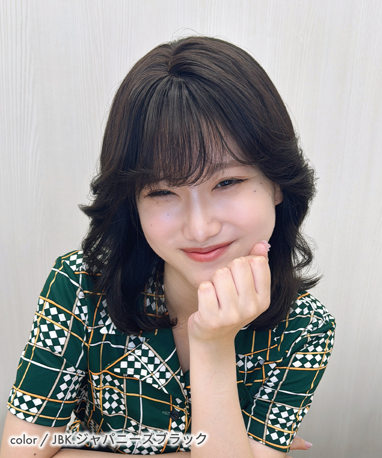 ウィッグ ミディアム/【モアナチュラルカット】【ネオ昭和】AKINA