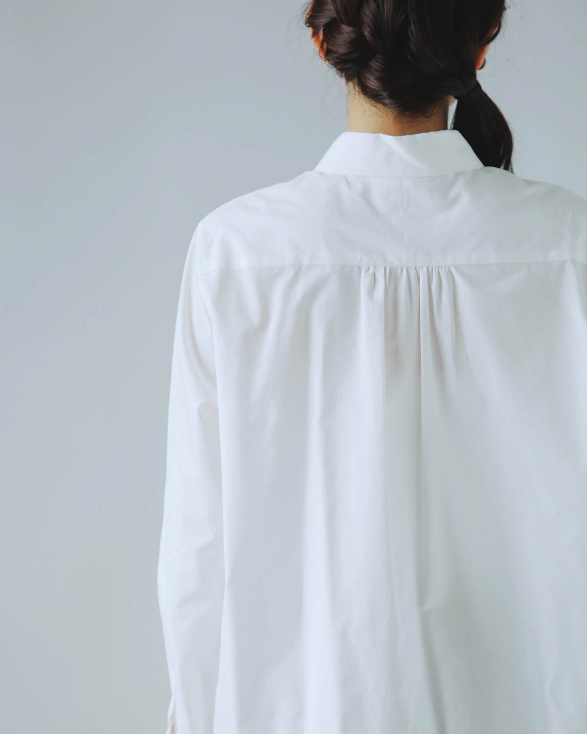 atelier naruse アトリエナルセ フォーマル コットン 丸衿 シャツ