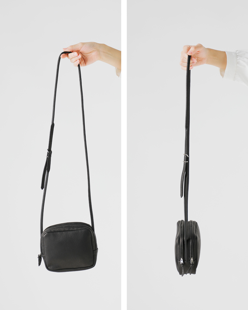 Aeta アエタ ディアレザー スクエア ショルダー バッグ “SQUARE