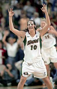 WNBA Sue Bird 2004 Champion サイン入り写真 WNBA Sue Bird 2004