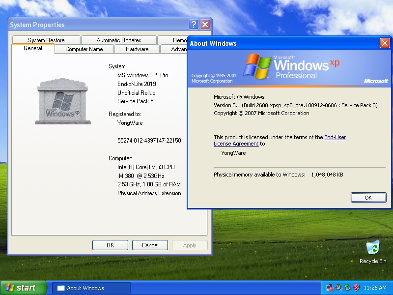 Windows XP Professional with SP5 (Unofficial SP5) : Microsoft