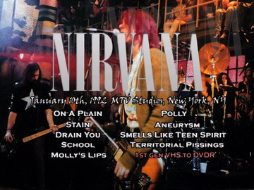Nirvana Live - 1992-01-10 MTV Studios, New York City, New York