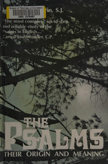 The Psalms : their origin and meaning : Sabourin, Leopold : Free