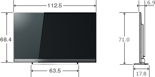 仕様表/50V型M510X｜テレビ｜REGZA：東芝