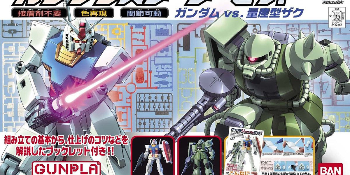 Bandai High Grade (HG) HGUC 1/144 Gunpla Starter Set (RX-78-2