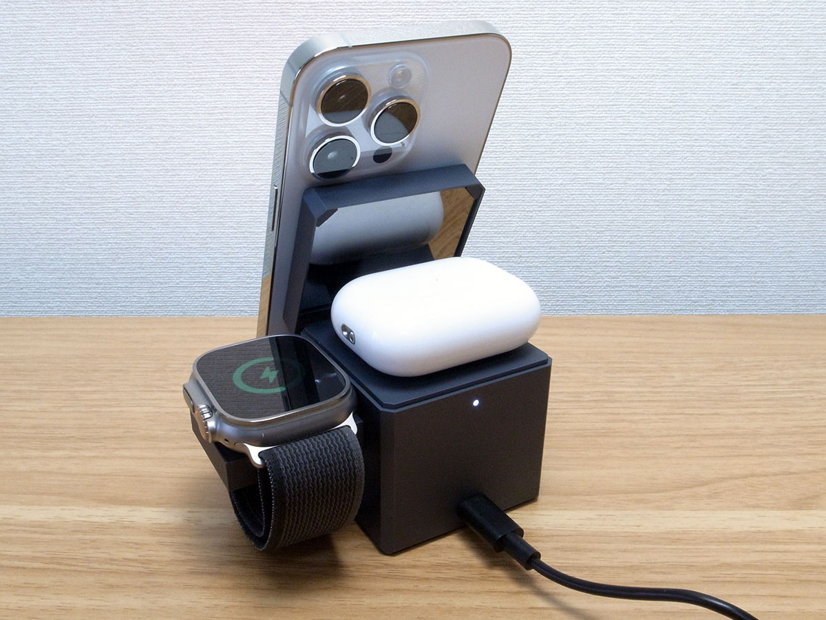 レビュー】Anker 3-in-1 Cube with MagSafe | アイアリ
