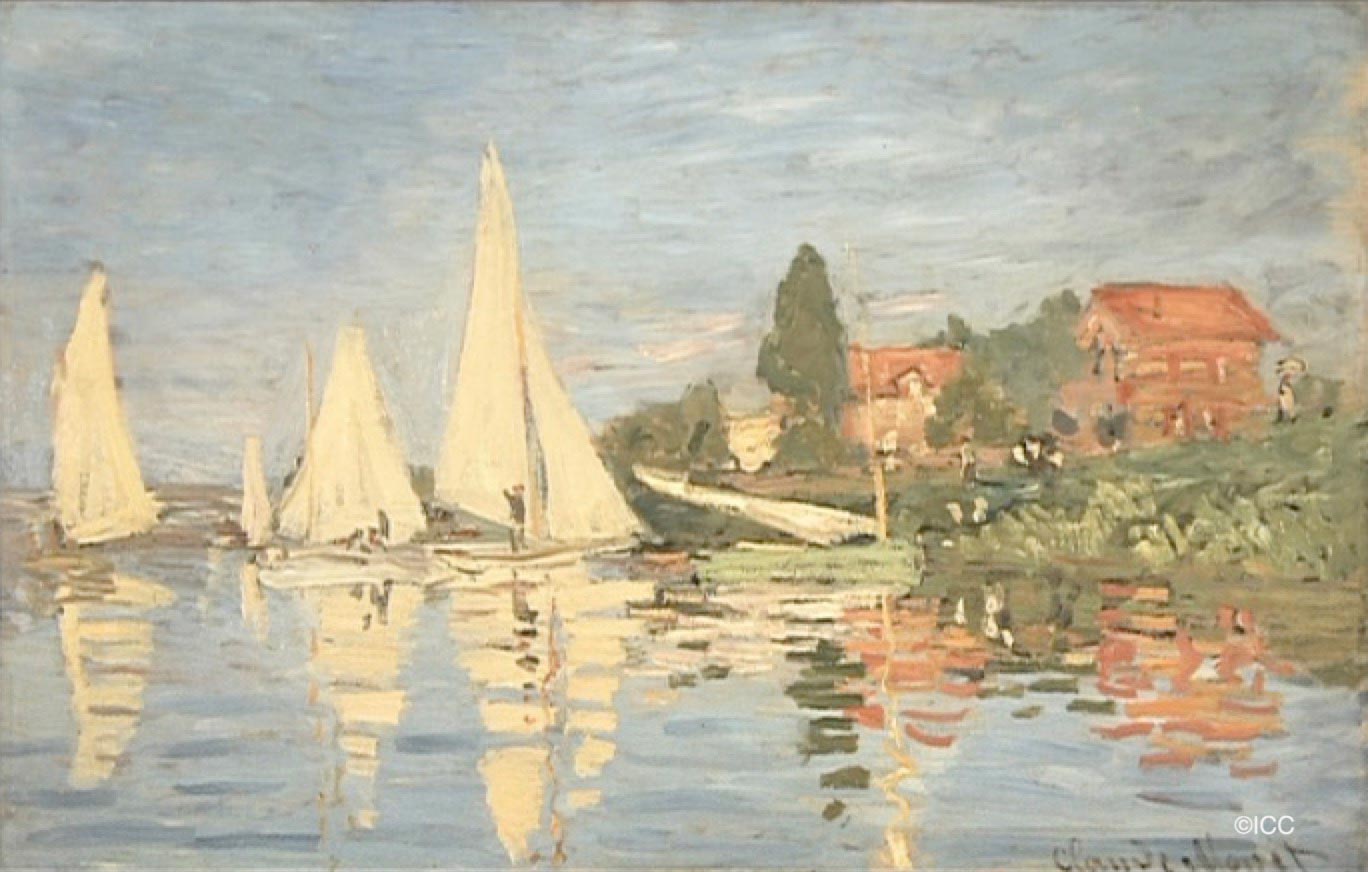 アルジャントゥイユのヨットレース」 クロード・モネ | 世界の美術館