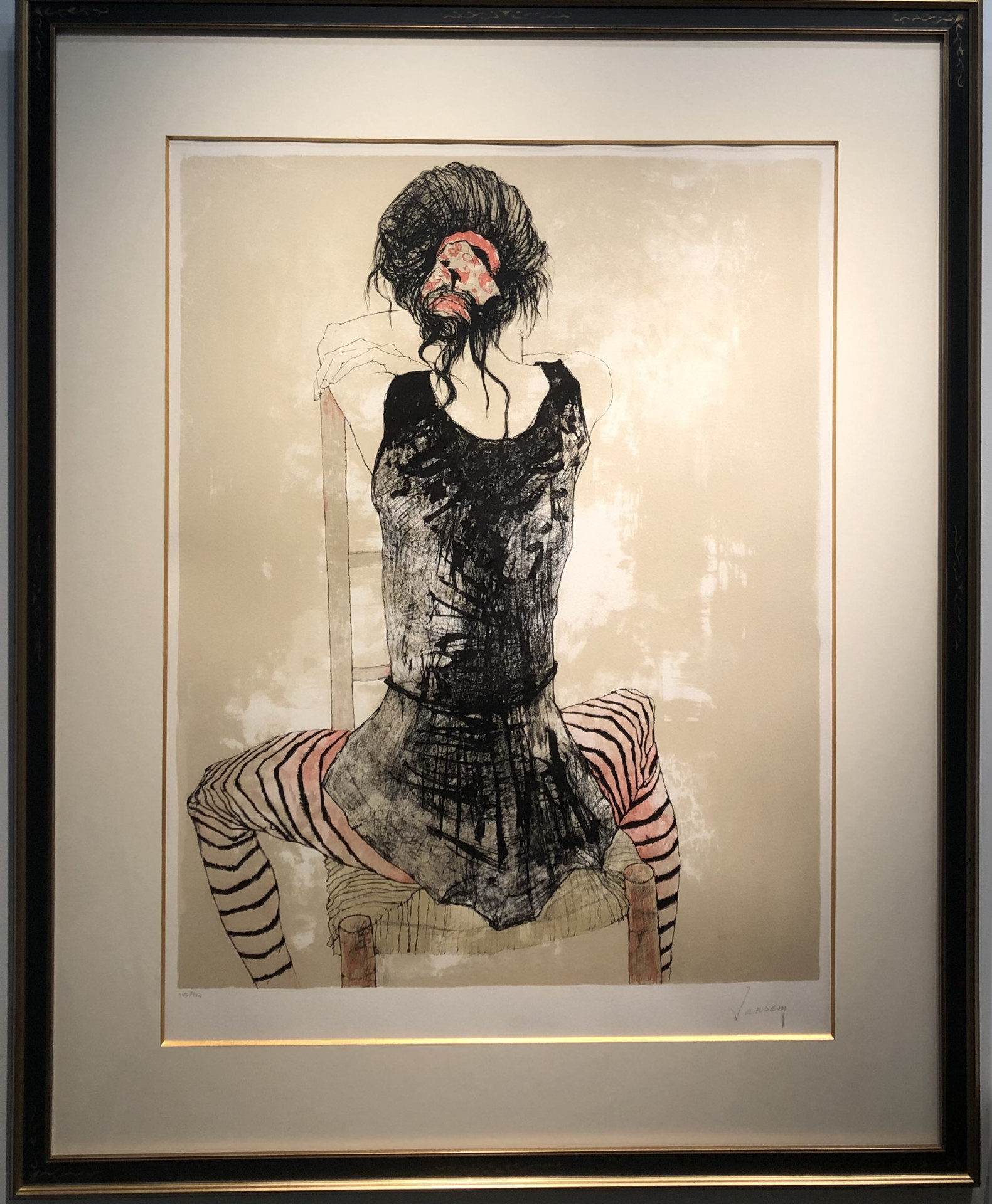 ジャン・ジャンセン「ジャクリーヌ」 1975年 リトグラフ | 新しく