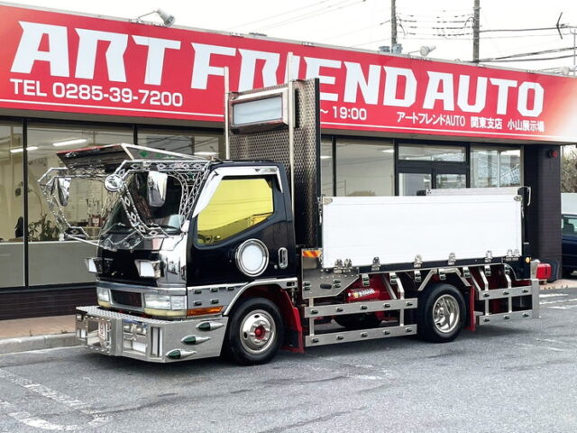 三菱ふそう キャンター 平造りボディー 架装多数 電飾多数｜中古