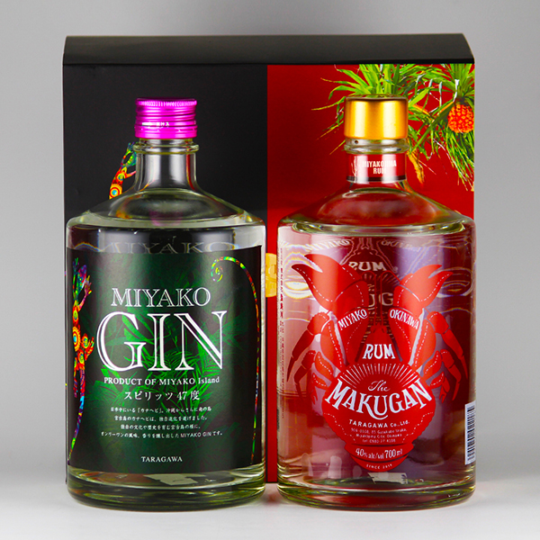 MAKUGAN・MIYAKO GIN 700ml セット ラム酒 ジン / 多良川 / 泡盛
