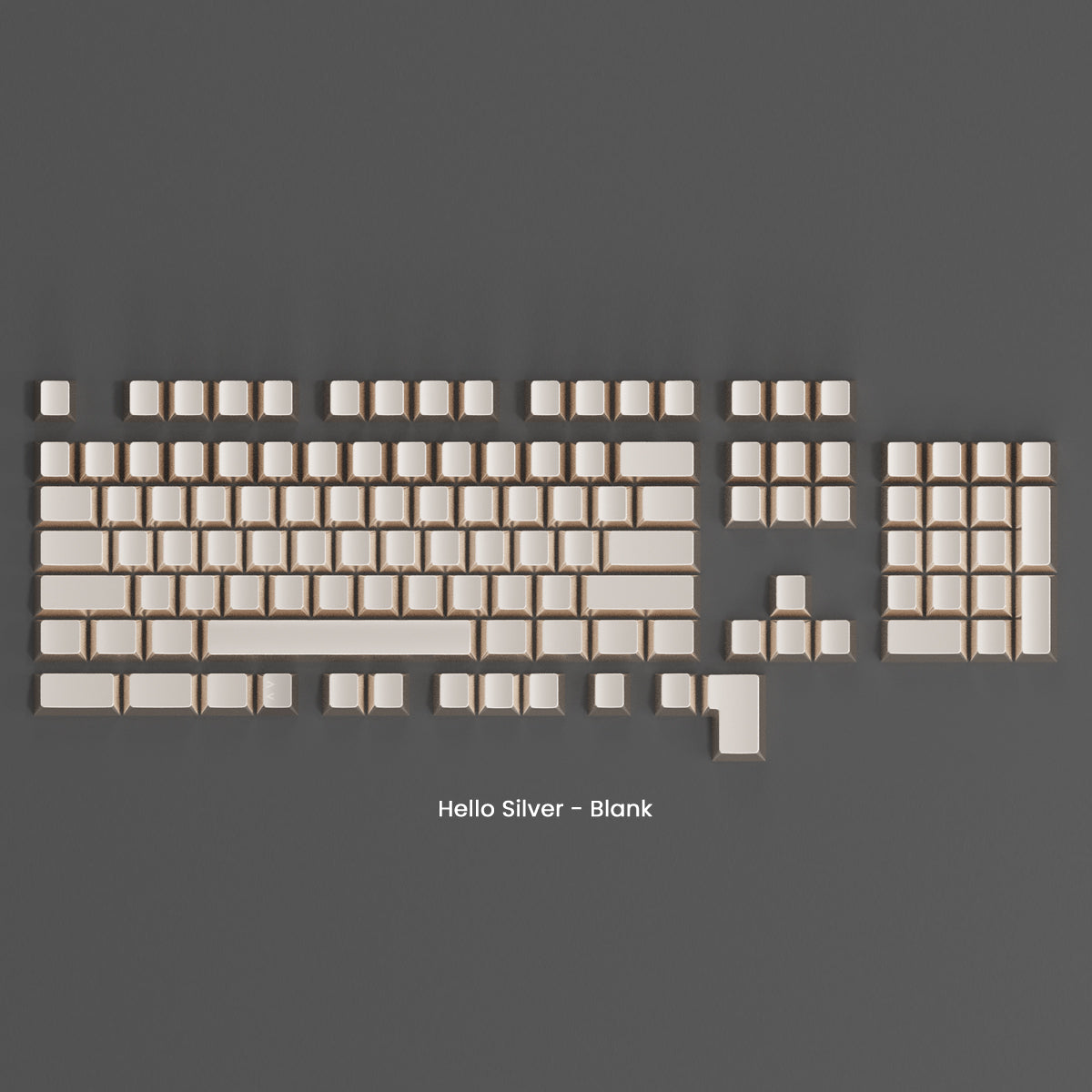 Awekeys Full Metal Keycaps Set Special Edition (Gold/Silver/Titanium)