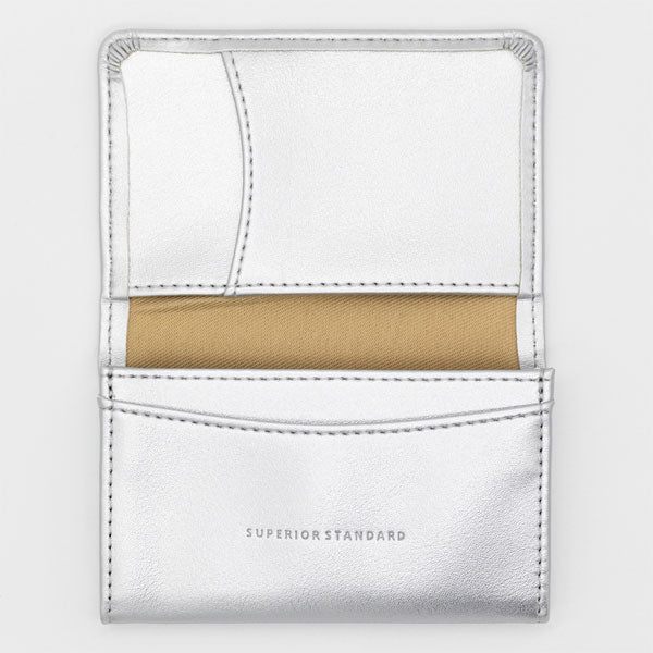 Superior Standard PUレザー名刺入れ [全2色] ゴールド/シルバー