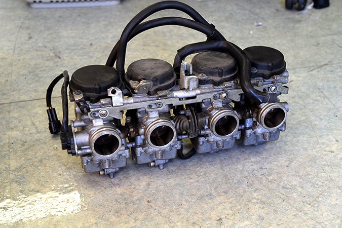 XJR400R RH02J キャブオーバーホール | バイクパーツのATOP