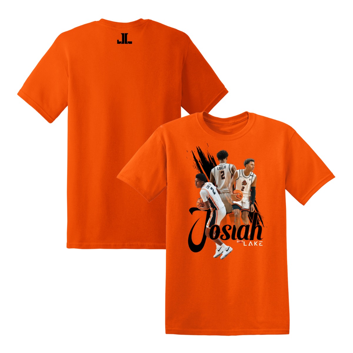 Josiah Lake II| JLII Orange Graphic Tee