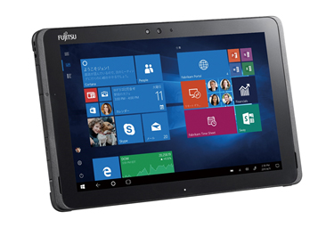 ARROWS Tab Q509/V」富士通のWin10搭載10.1型タブレット、堅牢性と防水