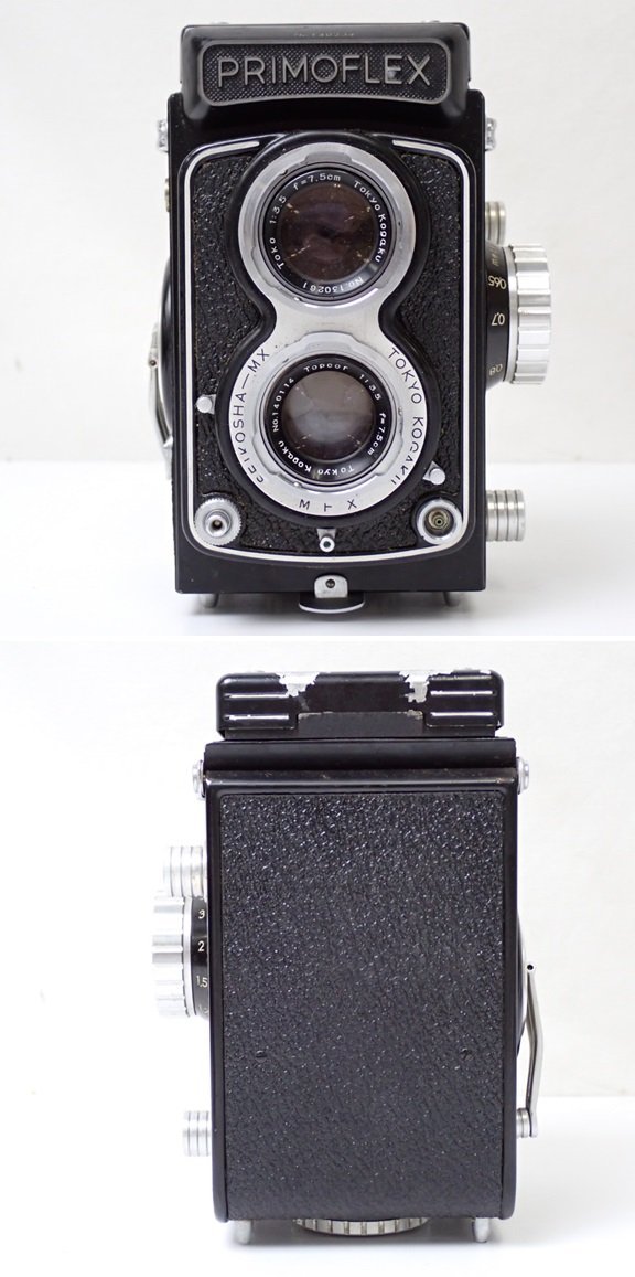 東京光学 PRIMOFLEX AUTOMAT 二眼レフフィルムカメラ Toko 7.5cm f3.5