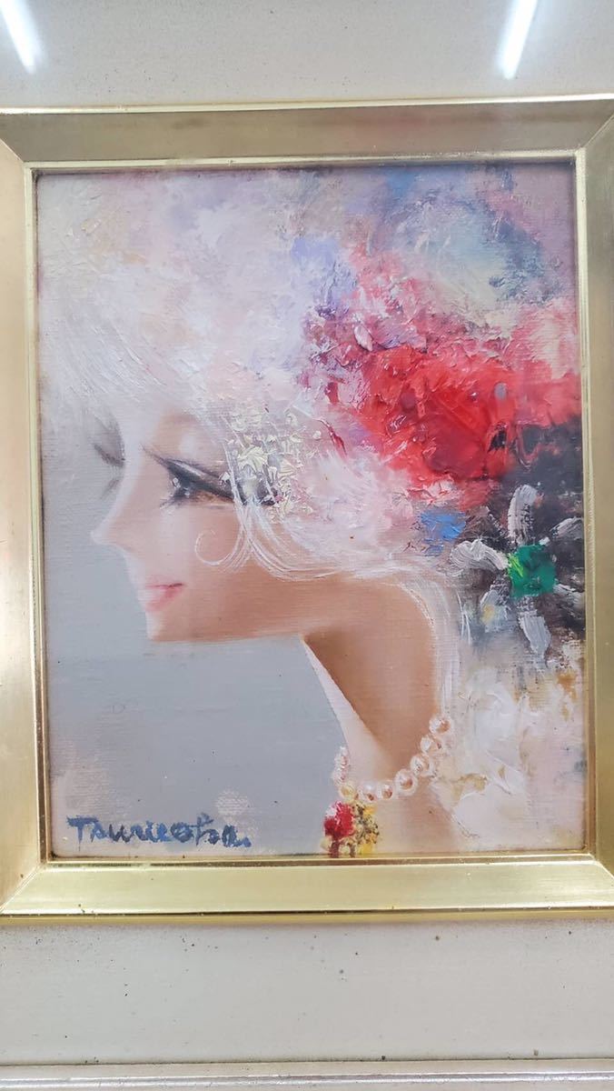 油彩】鶴岡義雄 少女 F6 油彩】鶴岡義雄 少女 F6 - メルカリ