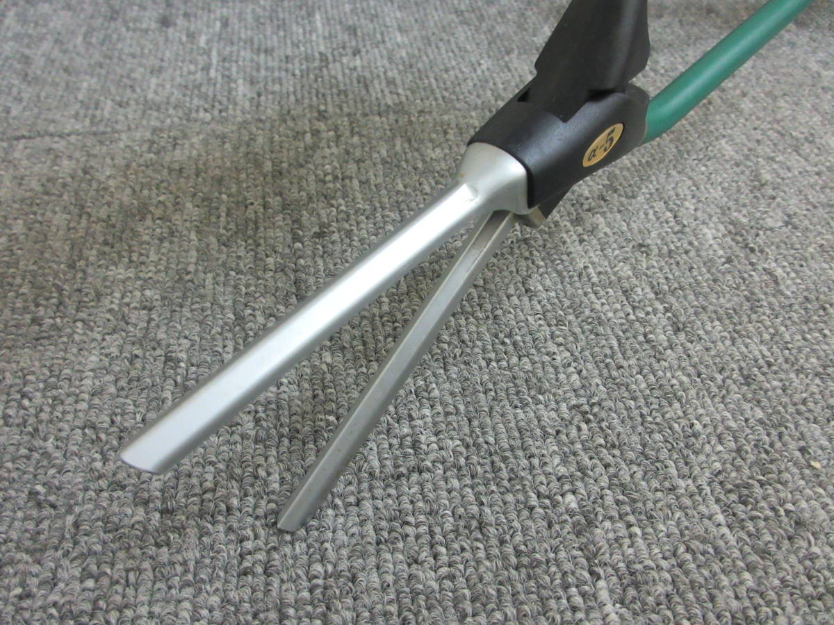 S【8-16】◎6 理容道具 LENZ レンツ システムアイロン 五角 α-5 加熱OK