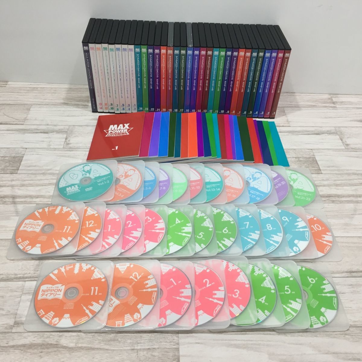 英会話教材 MAXPOWER LISTENING マックスパワーリスニング CD DVD 冊子