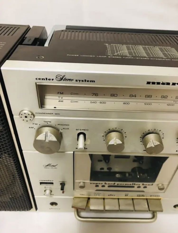 marantz マランツ カセットデッキ ラジカセ 昭和レトロ スーパー