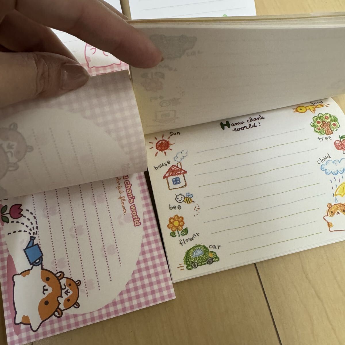 平成 レトロ メモ メモ帳 ハムスター キャラ ハムちゃんワールド