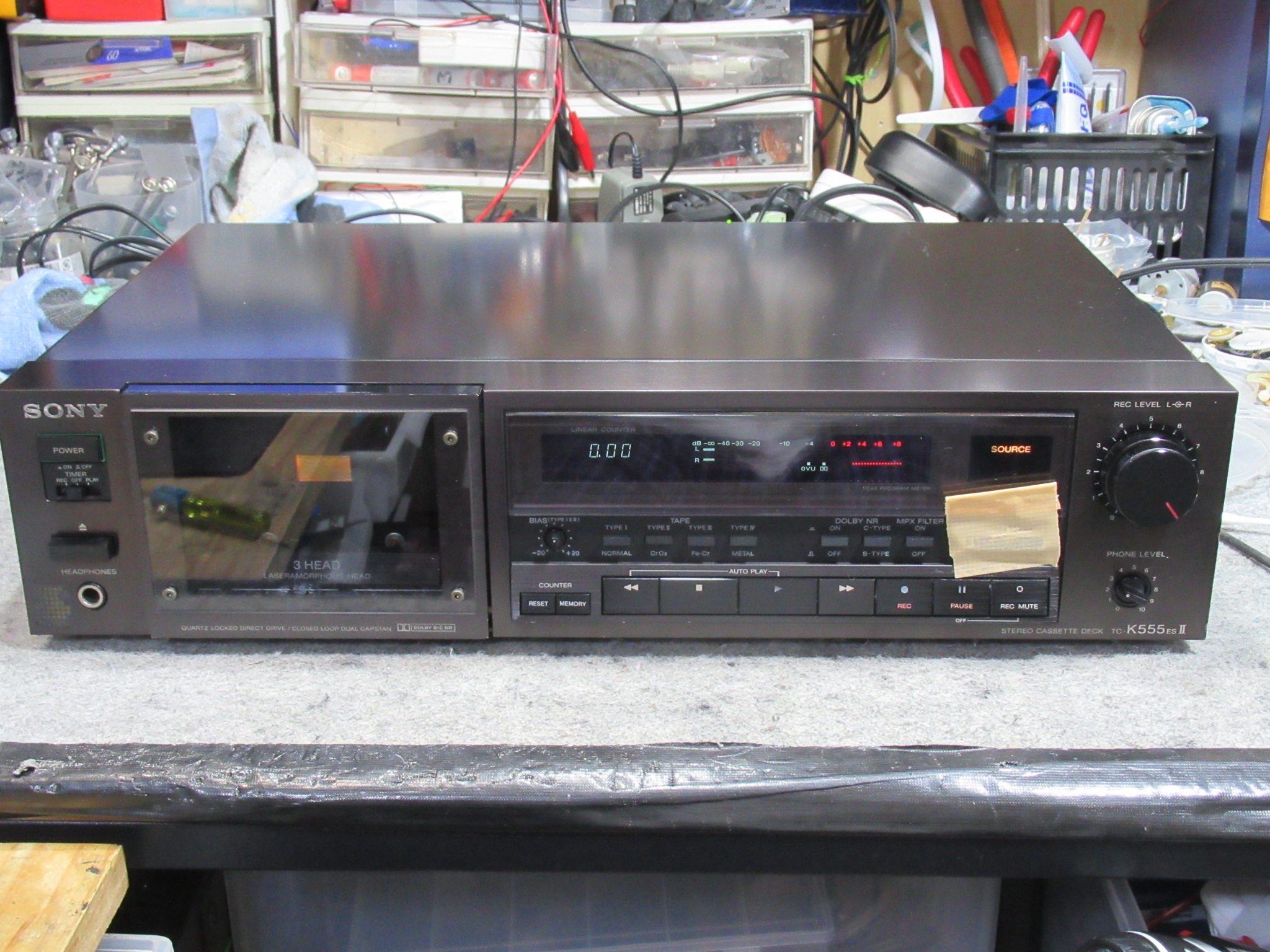 部品取り SONY カセットデッキ TC-K555ES2 部品取り SONY カセット