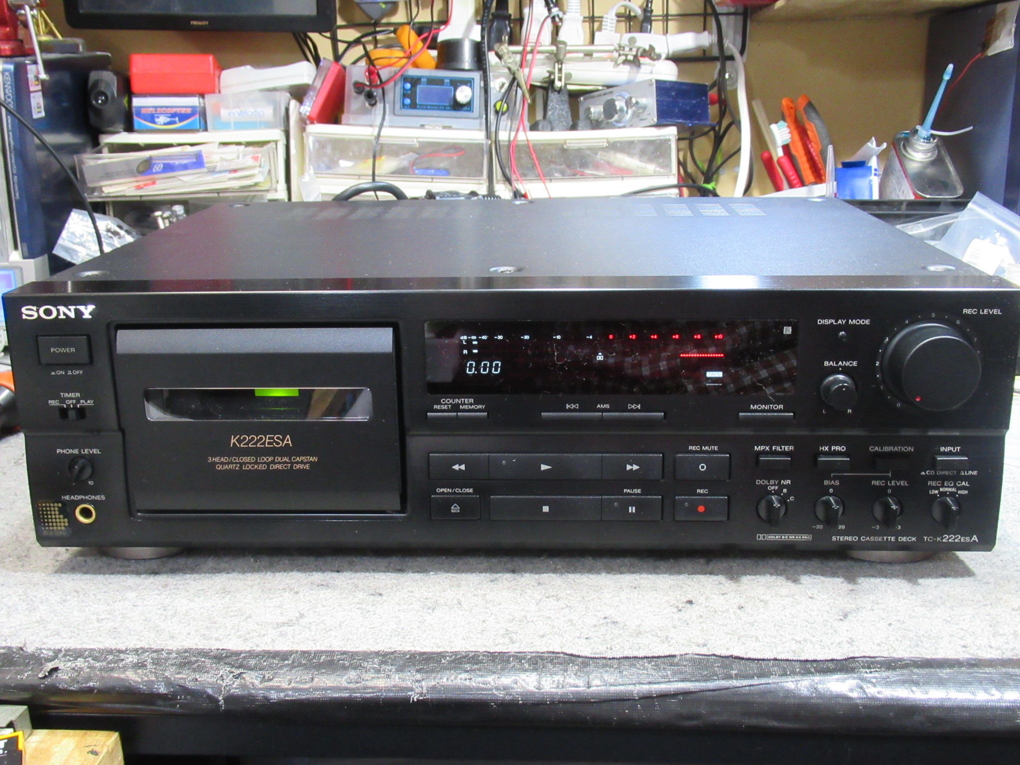 SONY TC-K222ESA メーターちらつき・イジェクト不良 – Audiolife