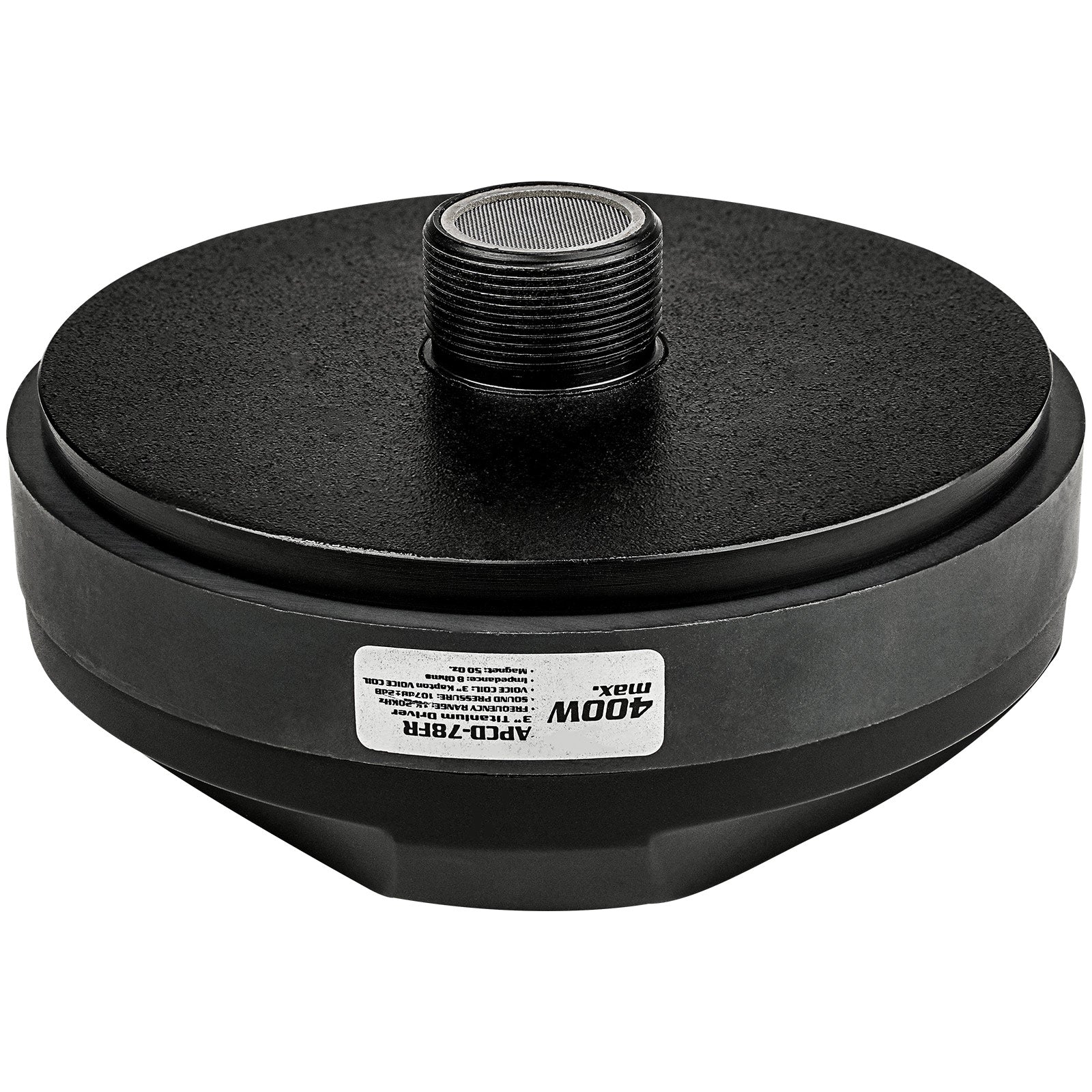400 Watts Titanium Compression Driver (APCD-78FR) – Audiopipe