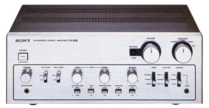 SONY TA-3650の仕様 ソニー