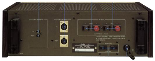 Accuphase P-102の仕様 アキュフェーズ
