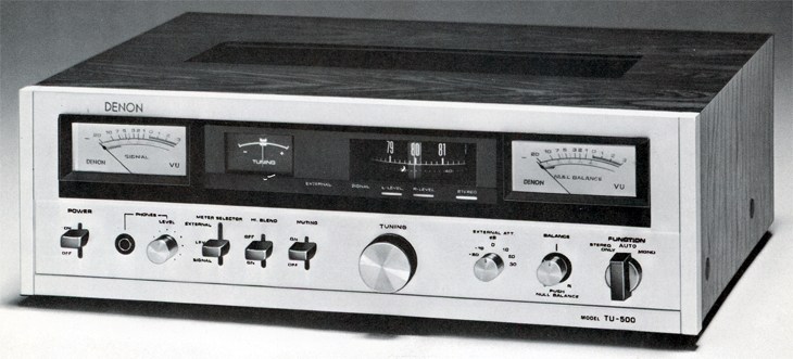 DENON FMチューナー TU-500 通電のみ 現状品 Yahoo!オークション