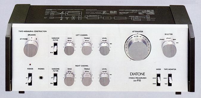 DIATONE DA-P10の仕様 ダイヤトーン