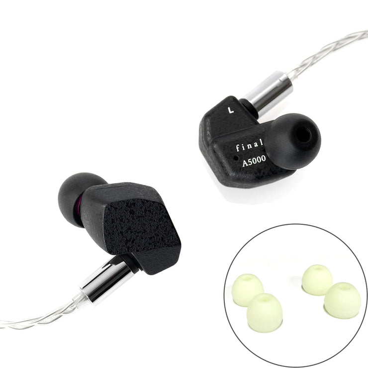 Final Audio A5000 Earphones (+Free Glow-in-the-Dark tips) | Audio46
