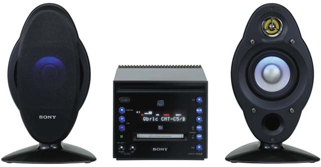 ソニー、ラウンドフォルムスピーカーを採用した小型MDコンポ