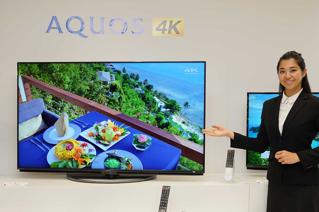 シャープ初のBS4Kテレビはダブルチューナで4K裏録、「AQUOS 4K AN1