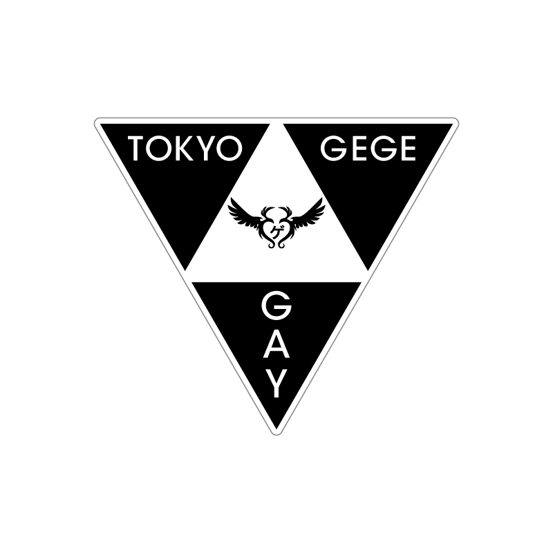 TOKYO GEGEGAY カーステッカー | ▽GEGE▽SHOP▽