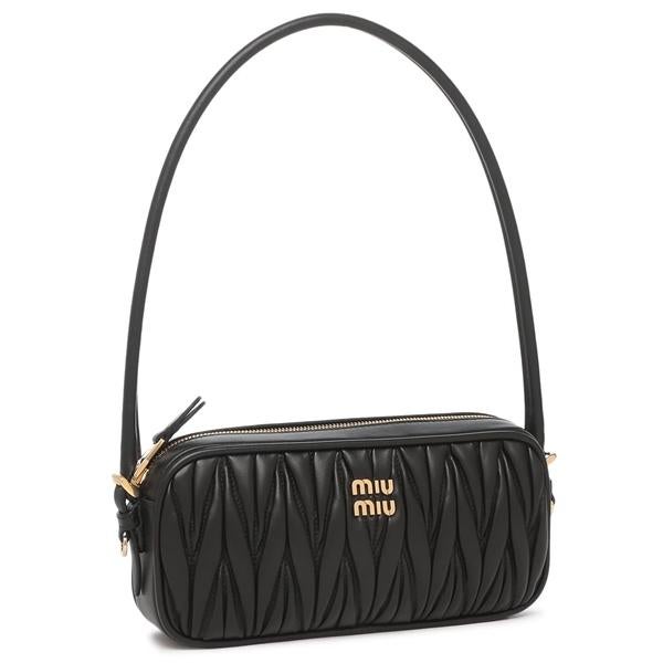 ミュウミュウ ショルダーバッグ マテラッセ ナッパレザーポーチ