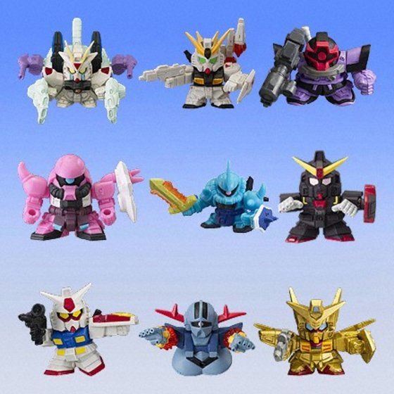 SDガンダム フルカラー まとめ売り約400体 ガシャポン SDガンダム