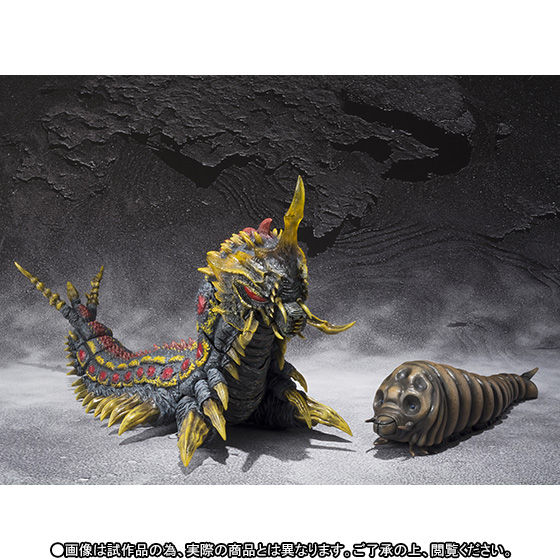 S.H.MonsterArts モスラ（幼虫）＆バトラ（幼虫）セット | フィギュア
