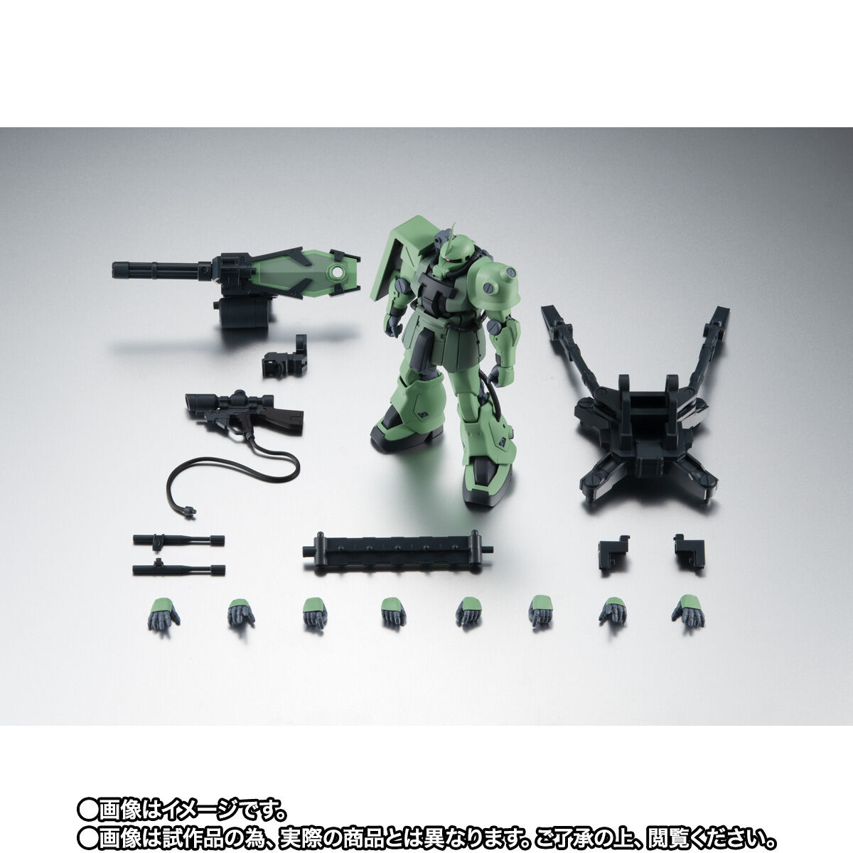 ROBOT魂 ＜SIDE MS＞ MS-06F-2 ザクII F2型（測距手用） ver